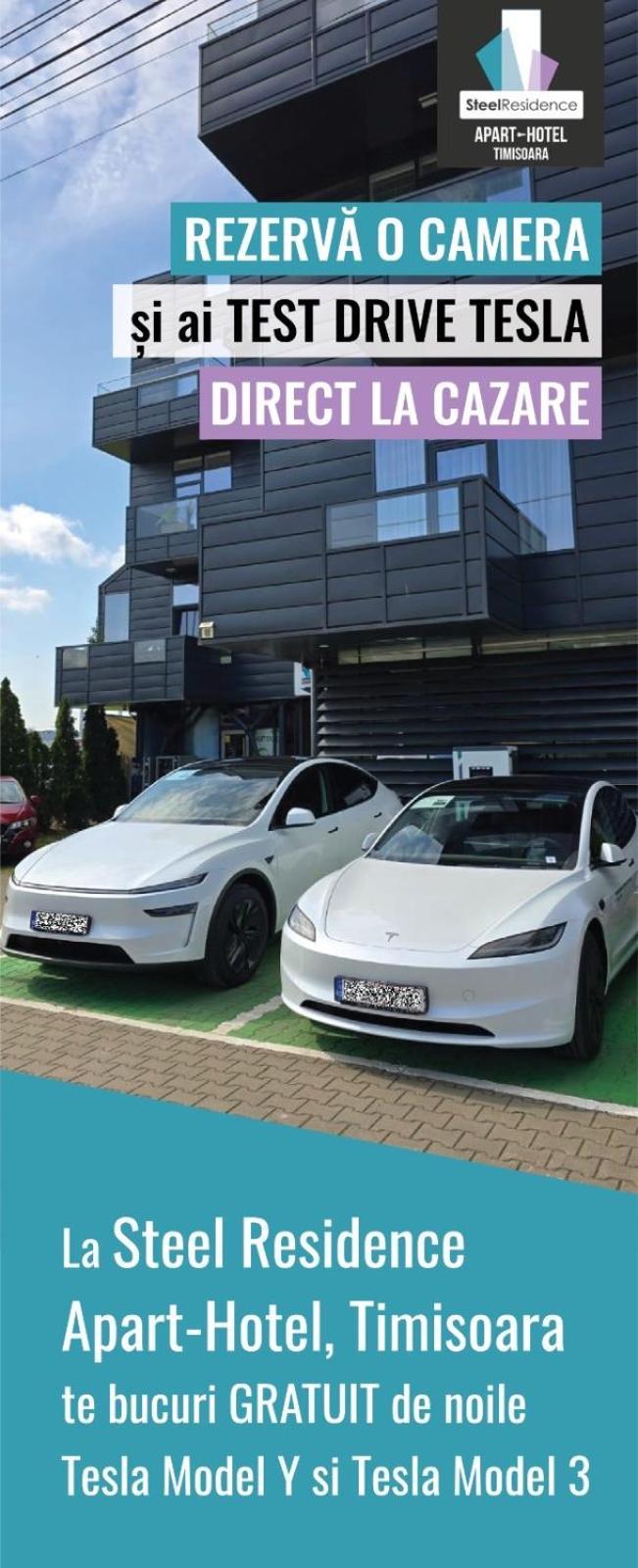 Apartments Steel Residence- Tesla Drive Experience Timisoara Exterior photo